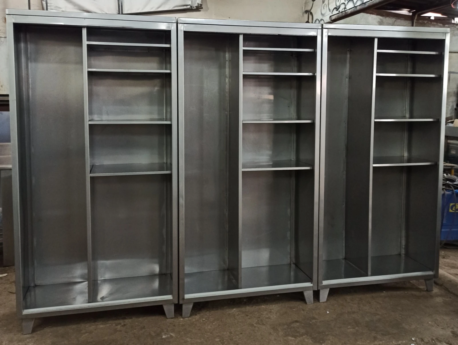 Fabricación de Casilleros metálicos industriales para personal