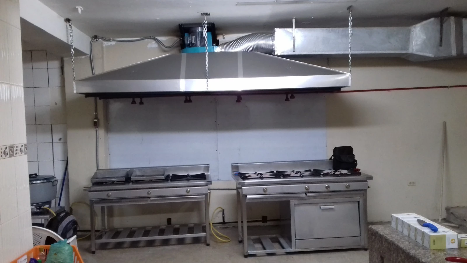 Limpieza y mantenimiento de Extractor Industrial de grasa para restaurantes